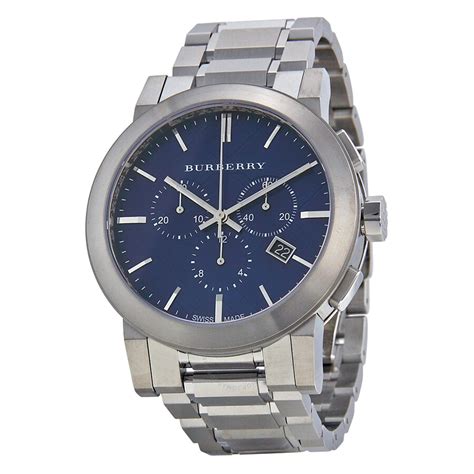 burberry blue dial watch